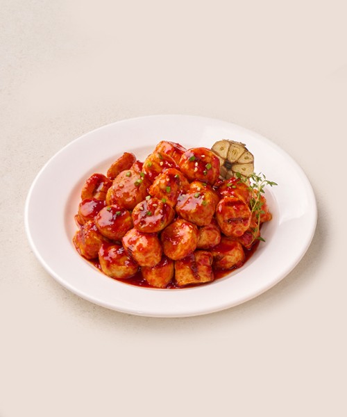 [한끼통살] 닭가슴살볼 떡볶이맛 100g